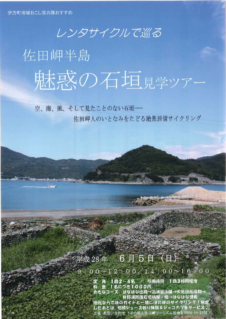 レンタサイクルで巡る佐田岬半島魅惑の石垣見学ツアー-001