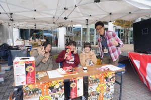 小田ふるさと祭り　愛媛大学　納堂さんと