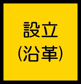 設立(沿革)